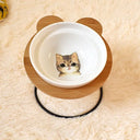  Mickey single bowl rack / Flower cat